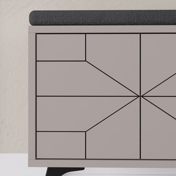 Kenkäkaappi Dune Bench - kevyt mokka