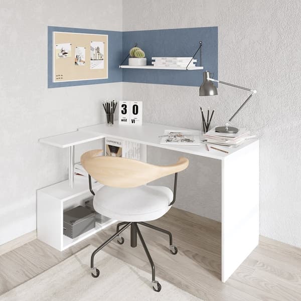 Studiebord Gelincik - Hvid