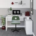 Miniatyrbillede 1 af 7: Arbejdsbord Basak Calisma Masası - Hvid