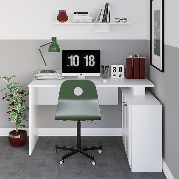 Arbejdsbord Basak Calisma Masası - Hvid