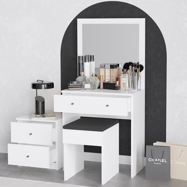 Sminkbord Nice - Vit