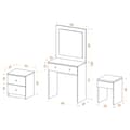 Miniatyrbild 5 av 7: Sminkbord Nice - Vit