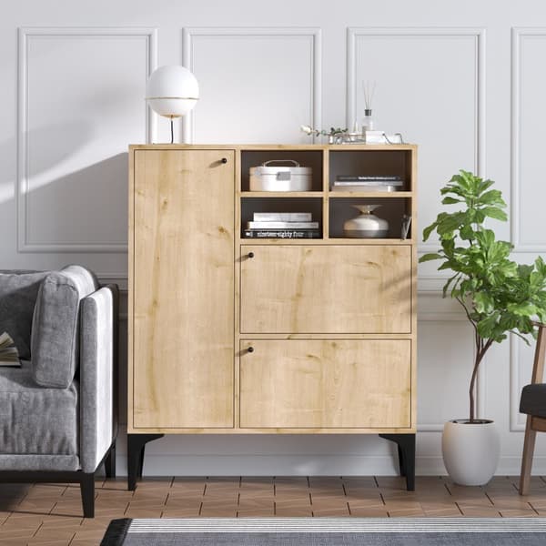 Konsol Ewa - Sapphire Oak