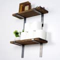 Miniatyrbilde 4 av 9: Dekorativ vegghylle i tre Lam005