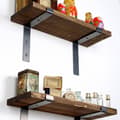 Miniatyrbilde 5 av 9: Dekorativ vegghylle i tre Lam003