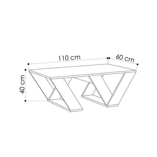 Soffbord Pipra - Vit