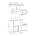 Miniatyrbilde 4 av 4: Hall Stand Holdon - Hvit