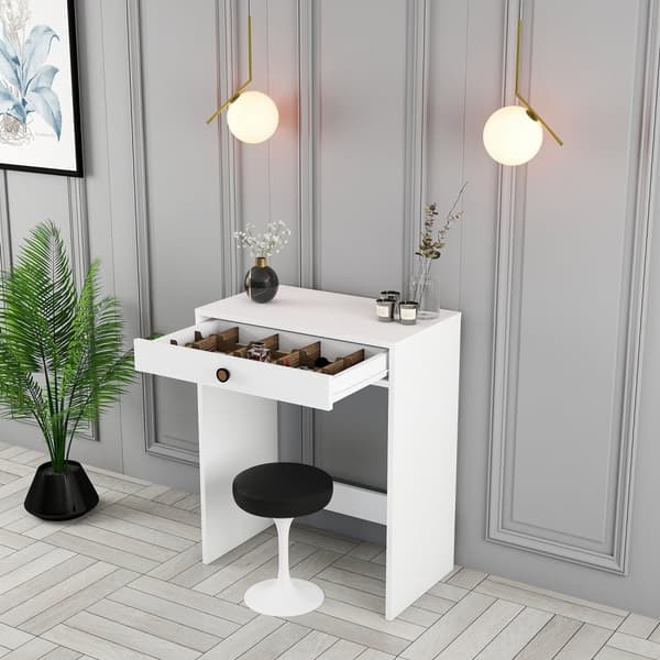 MakeUp Bord Lizbon - Hvid