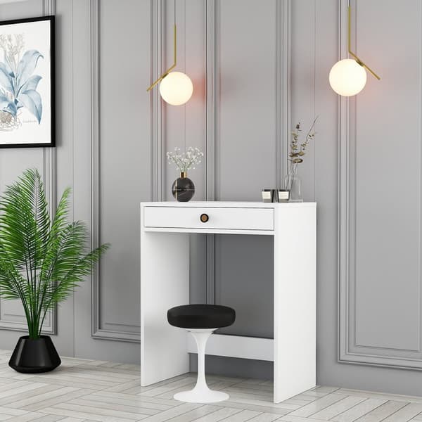 MakeUp Bord Lizbon - Hvid