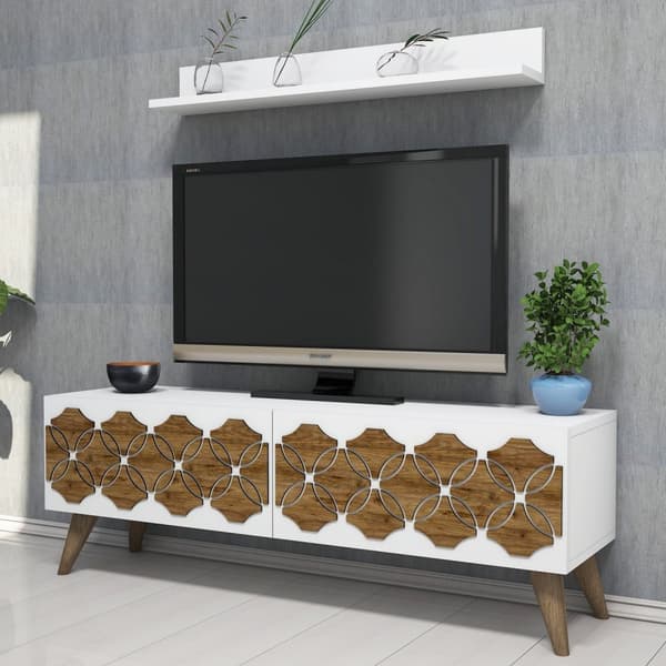TV-enhet Nisan - Hvit