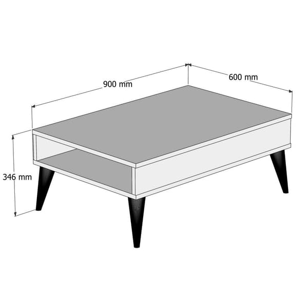 Soffbord Best - Vit