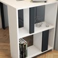 Miniatyrbilde 4 av 6: Arbeidspult Lima - Hvit, antrasitt