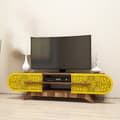 Miniatyrbilde 1 av 4: TV Unit Defne - Valnøtt Gul