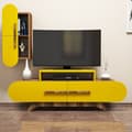 Miniatyrbilde 2 av 5: TV-enhet Rose S - Valnøtt, Gul