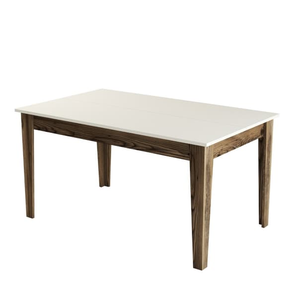 Spisebord Milan 517 - Valnød, Creme
