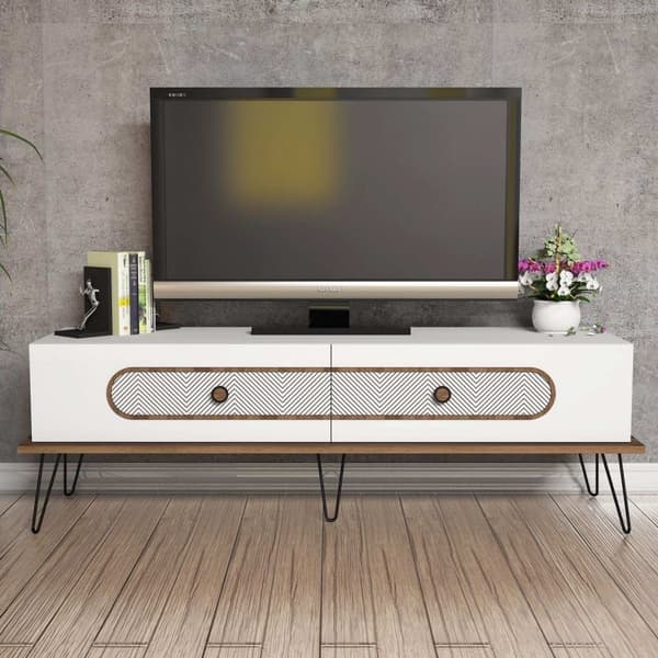 TV-stativ Ekol - Hvit