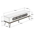 Miniatyrbilde 5 av 5: TV-stativ Ekol - Valnøtt