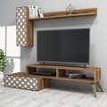 Miniatyrbilde 1 av 6: TV Unit Planet - Valnøtt, Hvit