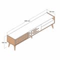 Miniatyrbillede 3 af 4: TV Stand Valensiya - Valnød, antracit