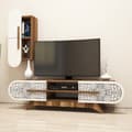 Miniatyrbilde 1 av 4: TV Unit Defne - Valnøtt, Krem