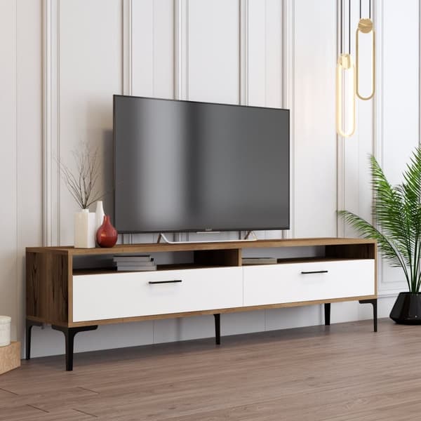 TV-enhet Istanbul 2 - Walnut White