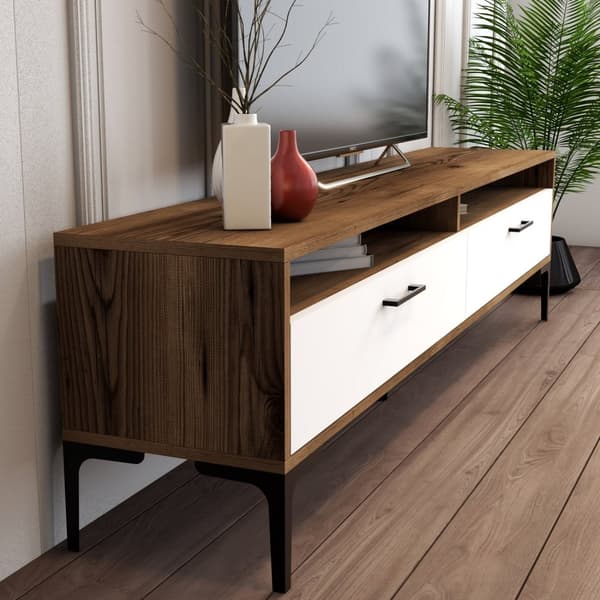 TV-enhet Istanbul 2 - Walnut White