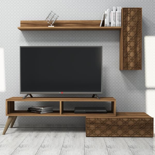 TV Unit Planet - Valnøtt, Valnøtt