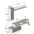 Miniatyrbilde 6 av 6: TV Unit Planet - Valnøtt, Valnøtt
