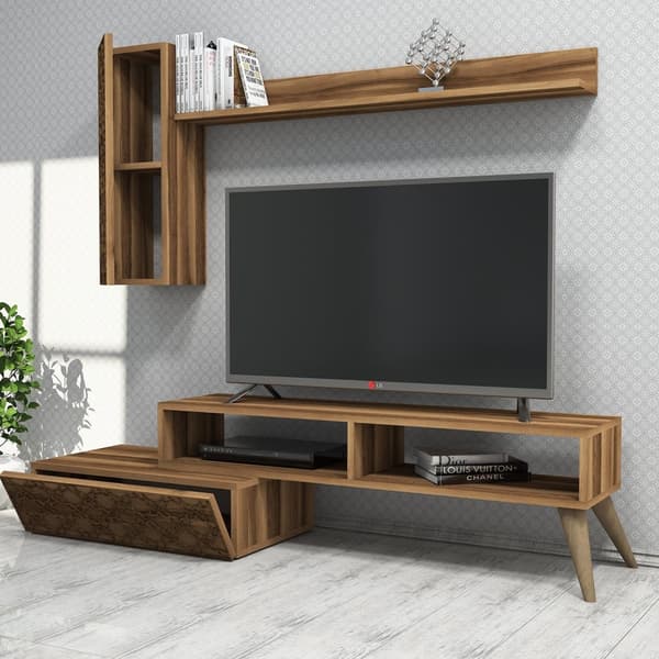 TV Unit Planet - Valnøtt, Valnøtt
