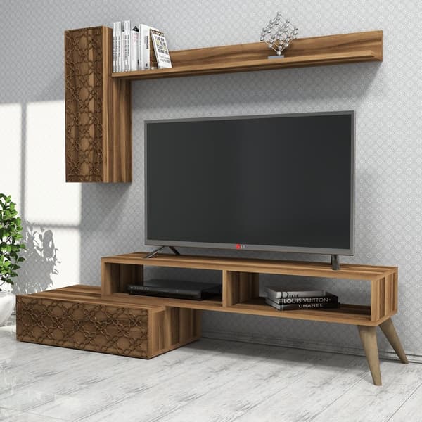 TV Unit Planet - Valnøtt, Valnøtt
