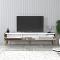 Miniatyrbilde 2 av 4: TV-stativ Valensiya - Valnøtt, Hvit