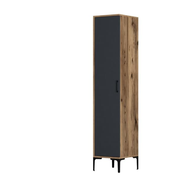 Garderobe Kumsal S - Valnøtt, antrasitt