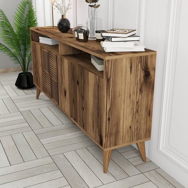Konsoll Milan 160 - Valnøtt