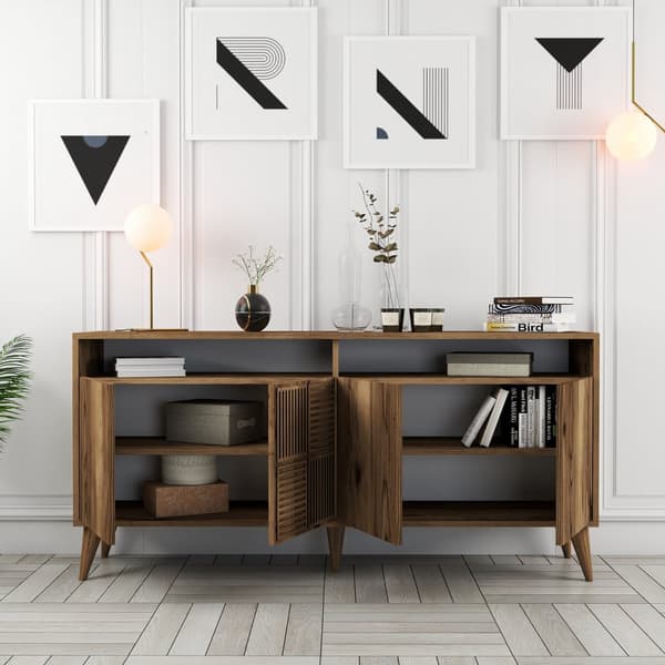 Konsoll Milan 160 - Valnøtt