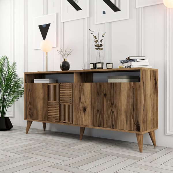 Konsoll Milan 160 - Valnøtt