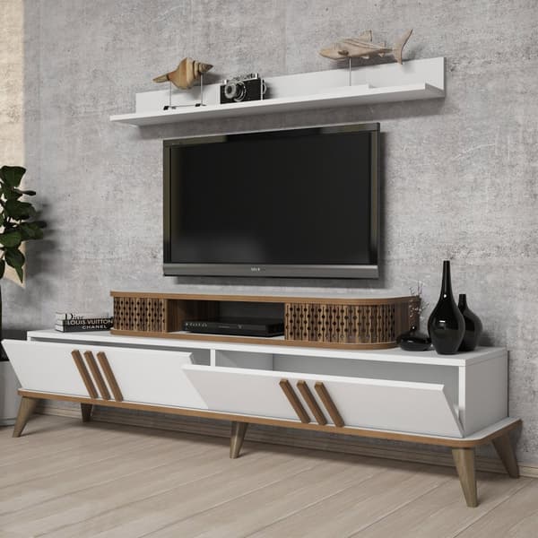 TV-enhet Eylül - Hvit