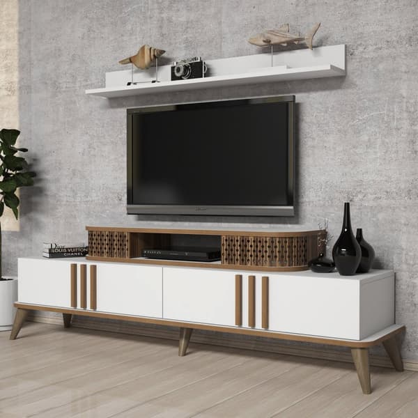 TV-enhet Eylül - Hvit