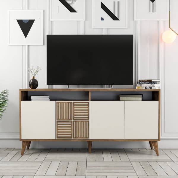Konsoli Milan 160 - pähkinä, kerma