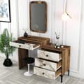Pikkukuva 3 / 5: Dresser Lizbon 545 - pähkinä, valkoinen