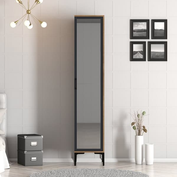Garderobe Kumsal R - Valnød, antracit