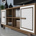 Miniatyrbilde 4 av 5: TV-enhet Ayla - Valnøtt, Hvit