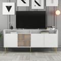 Miniatyrbild 5 av 7: Konsol Milan - Vit, Guld