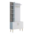 Miniatyrbillede 5 af 6: Hall Stand Viyana D - Hvid, Guld