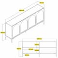 Miniatyrbillede 7 af 7: Konsol Lyon 79 - Hvid, Sort