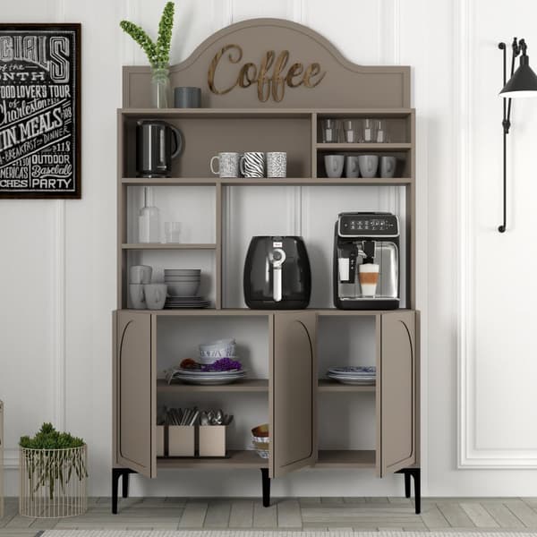 Kaffebarskap Lyon 120 - Atlas, Sort