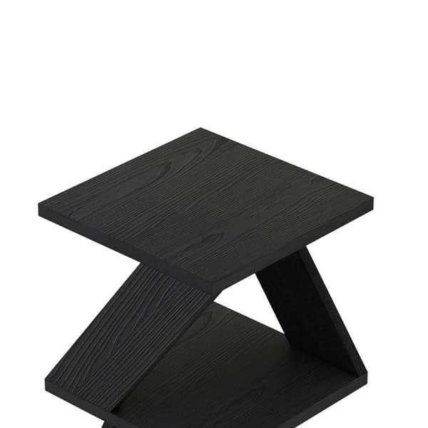 Sidobord Albeni - Svart, Trä