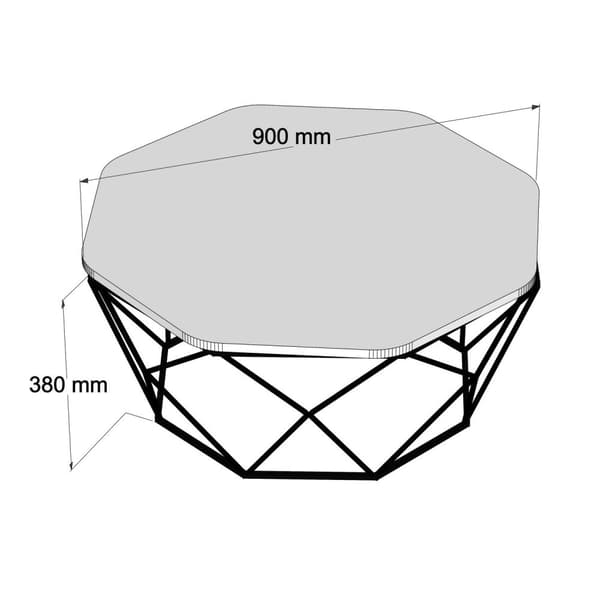 Sofabord Diamant - Eik