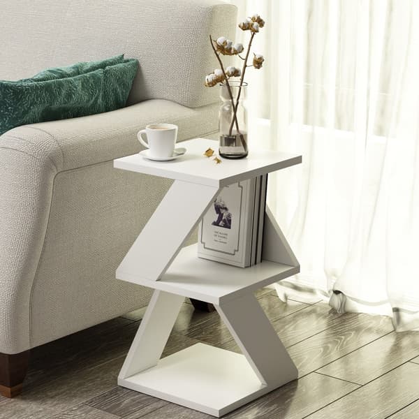 Sidebord Albeni - Hvid