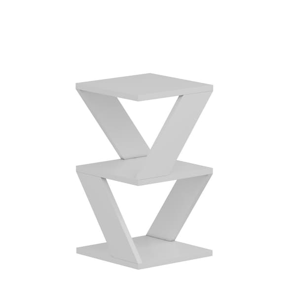 Sidebord Albeni - Hvid