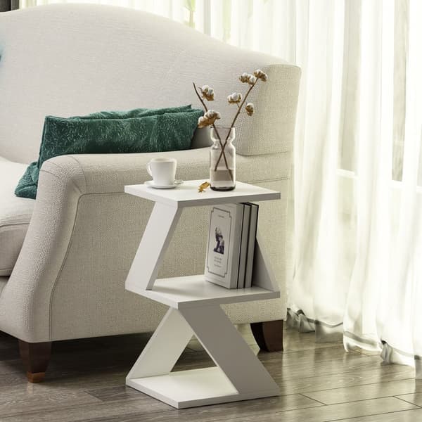 Sidebord Albeni - Hvid